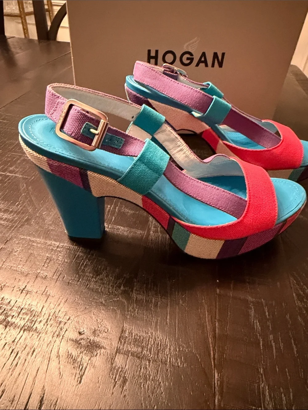 Hogan Babette Platform Heels